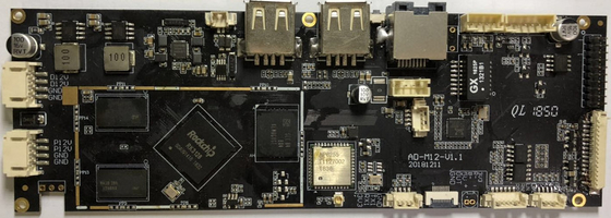 Android 6.0 LVDS Embedded System Board بسیار یکپارچه RK3128 چهار هسته ای