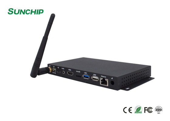 HD Media Player Box Android 9.0 RK3288 RK3399 metal digital signage player box Wifi lan Network Support 4G 5G for Kiosk