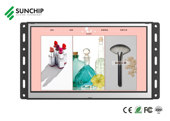 صفحه نمایش لمسی LCD با قاب باز 10.1 اینچی با RK3288 RK3399 برای تبلیغات آسانسور و مرکز خرید