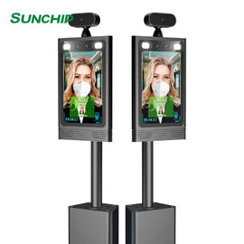 نمایشگر LCD 8 اینچی LCD 5.1 دماسنج مادون قرمز تشخیص چهره